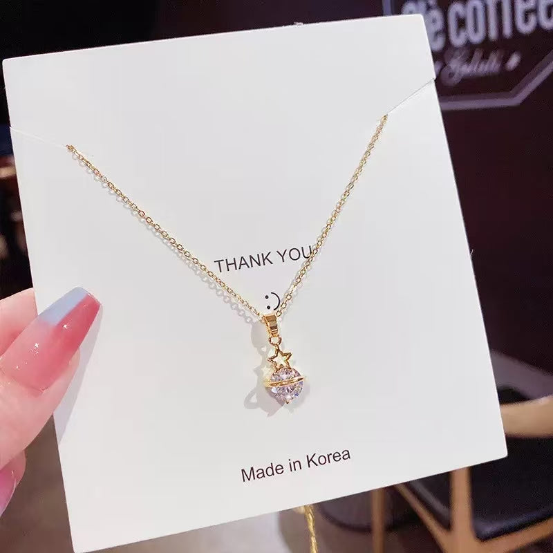 【Live Opening】Fashionable Alloy Necklace (90% medical-grade stainless steel + 10% 14k gold/18k gold; hypoallergenic)