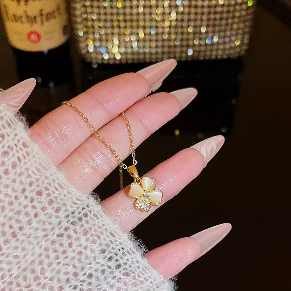 【Live Opening】Fashionable Alloy Necklace (90% medical-grade stainless steel + 10% 14k gold/18k gold; hypoallergenic)