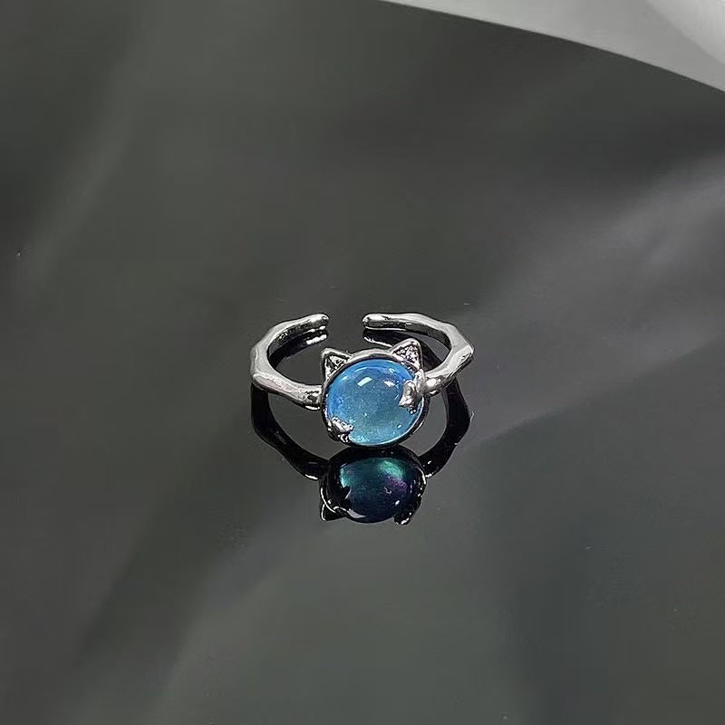 【Live Opening】Open-style adjustable copper alloy zircon ring（90% copper + 10% gold/silver）